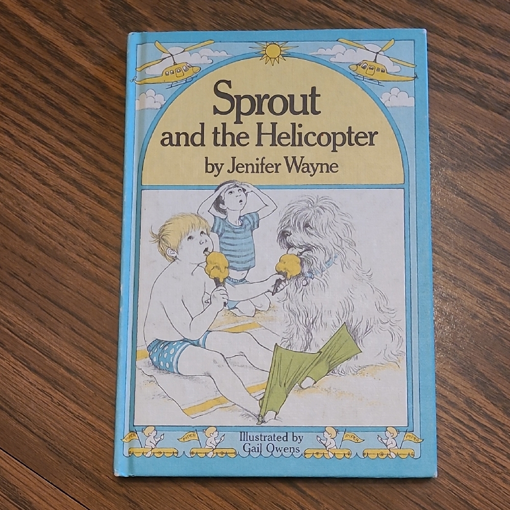 Vintage Book! Sprout and the Helicopter by Jenifer Wayne 1977 ♥